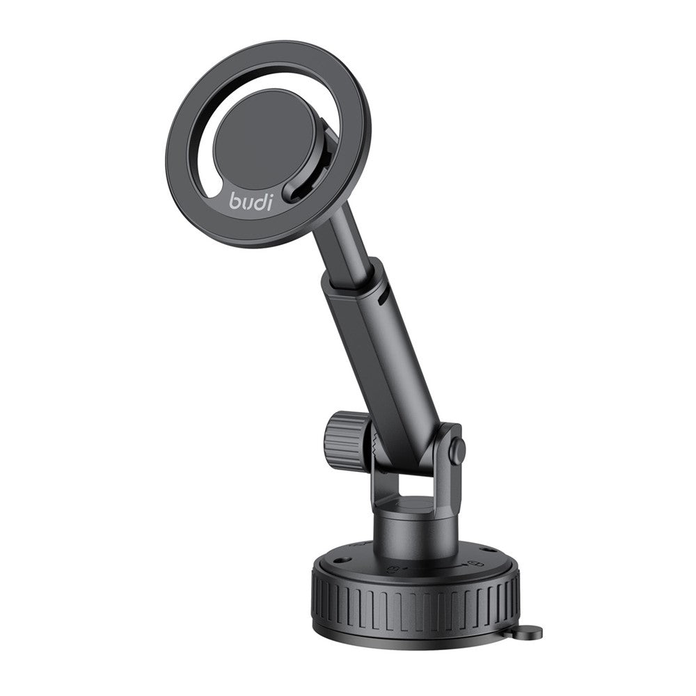 BUDI CM591B Magnetische Auto-Handyhalterung – Verstellbar, 360° drehbar & mit Saugnapfbasis