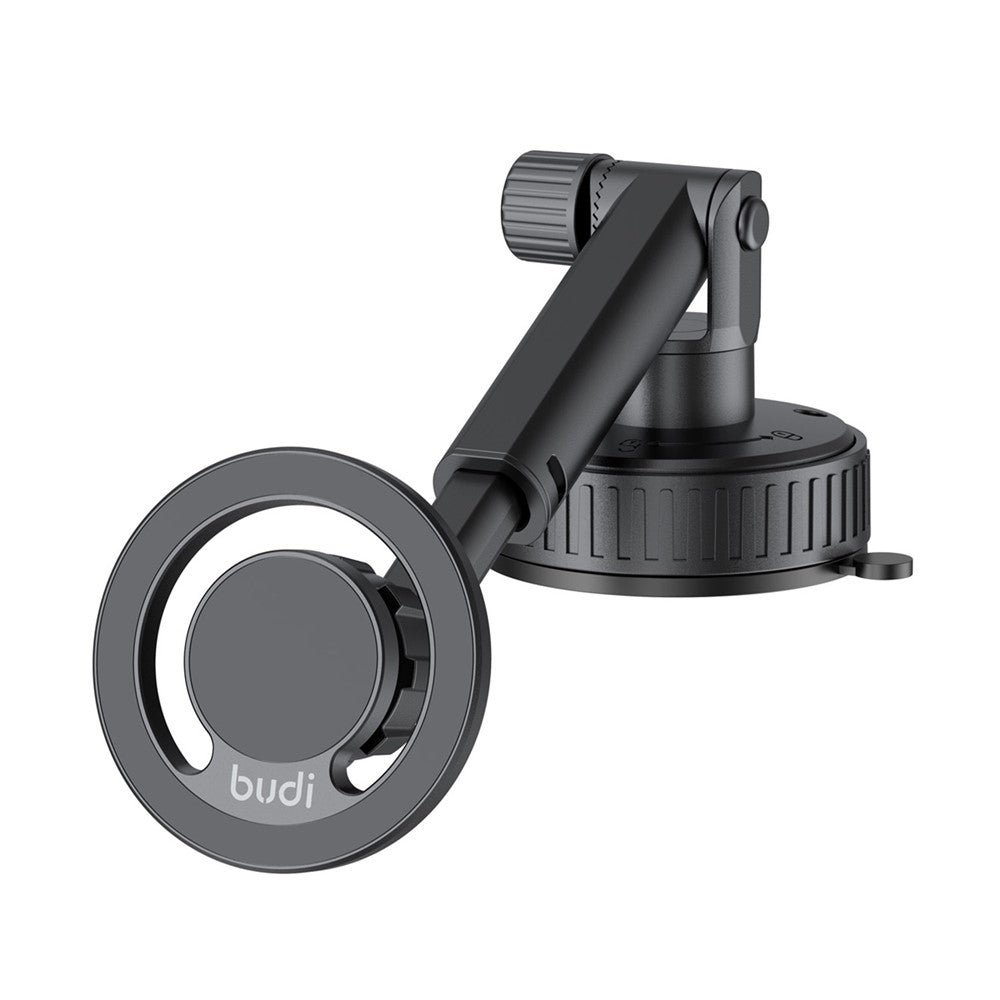 BUDI CM591B Magnetische Auto-Handyhalterung – Verstellbar, 360° drehbar & mit Saugnapfbasis