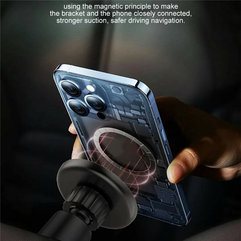 LDNIO MA22 Magnetic Car Phone Holder Strong Magnet Compatible with MagSafe 360 Degree Rotary Air Vent Mount