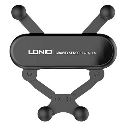 Auto-Handyhalterung – LDNIO MG03 Four-Point Gravity Sensing Car Phone Holder 360 Degree Rotation Air Vent Mount LDNIO MG03 Vierpunkt-Schwerkraftsensor-Autotelefonhalter, 360-Grad-Drehung, Lüftungsschlitzhalterung für 4,7-7-Zoll-Smartphones