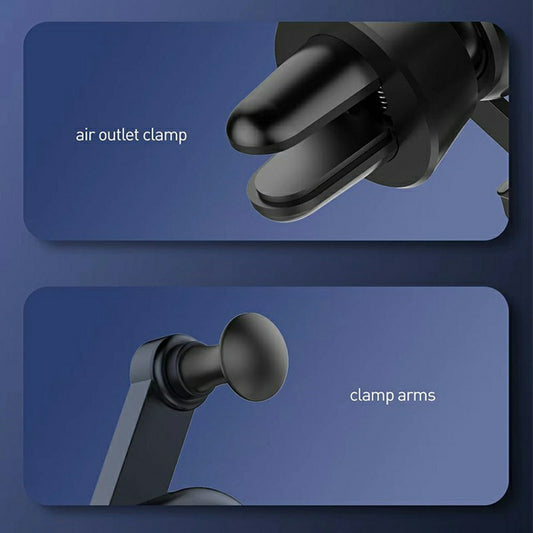 Auto-Handyhalterung – LDNIO MG03 Four-Point Gravity Sensing Car Phone Holder 360 Degree Rotation Air Vent Mount LDNIO MG03 Vierpunkt-Schwerkraftsensor-Autotelefonhalter, 360-Grad-Drehung, Lüftungsschlitzhalterung für 4,7-7-Zoll-Smartphones