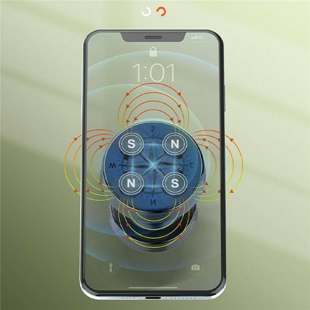 LDNIO MG08 Mini Magnetic Car Phone Holder 360 Degree Rotation Universal Desktop Car Mount Stand