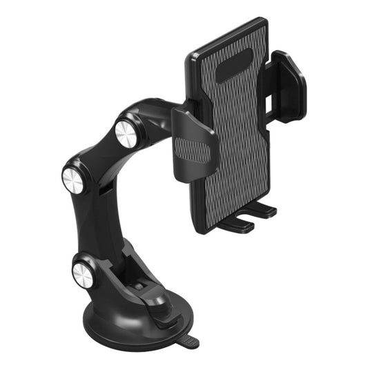 Auto-Handyhalterung – XZ3+JZ6 Nano Suction Cup Base Phone Holder Automatic Clamping Three Segment Bracket XZ3+JZ6 Nano-Saugnapf-Basis-Telefonhalter, automatische Klemmung, dreiteilige Halterung für Auto-Armaturenbrett/Windschutzscheibe