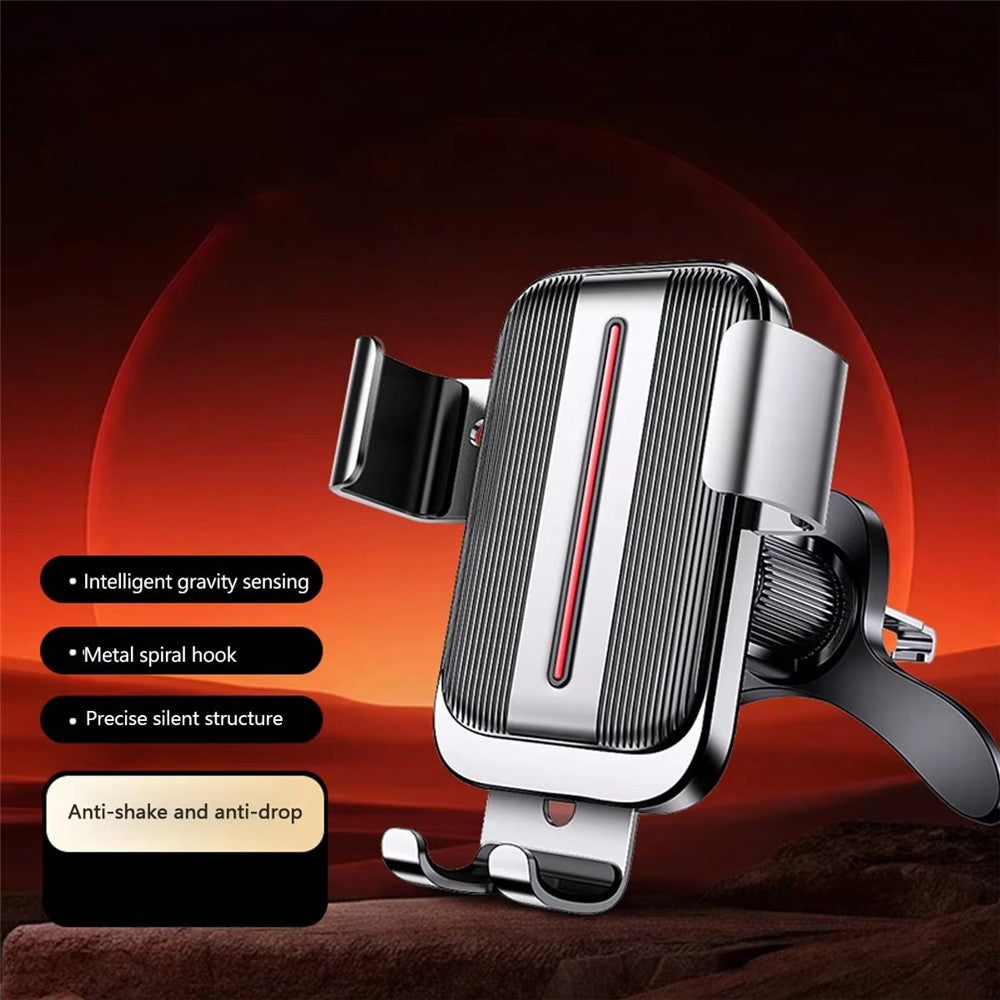 Car Phone Holder Air Vent Mount Gravity Auto-Lock 360 Degree Rotating Stand for 4.7-7.2 Inch Smartphone