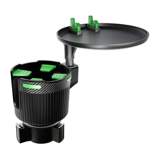 Auto-Handyhalterung – CARFU AC-2393 Rotation ABS Car Cup Holder Food Tray Organizer Expander CARFU AC-2393 Rotation ABS Auto Getränkehalter Lebensmitteltablett Organizer Expander für Instant-Nudeln, Snacks