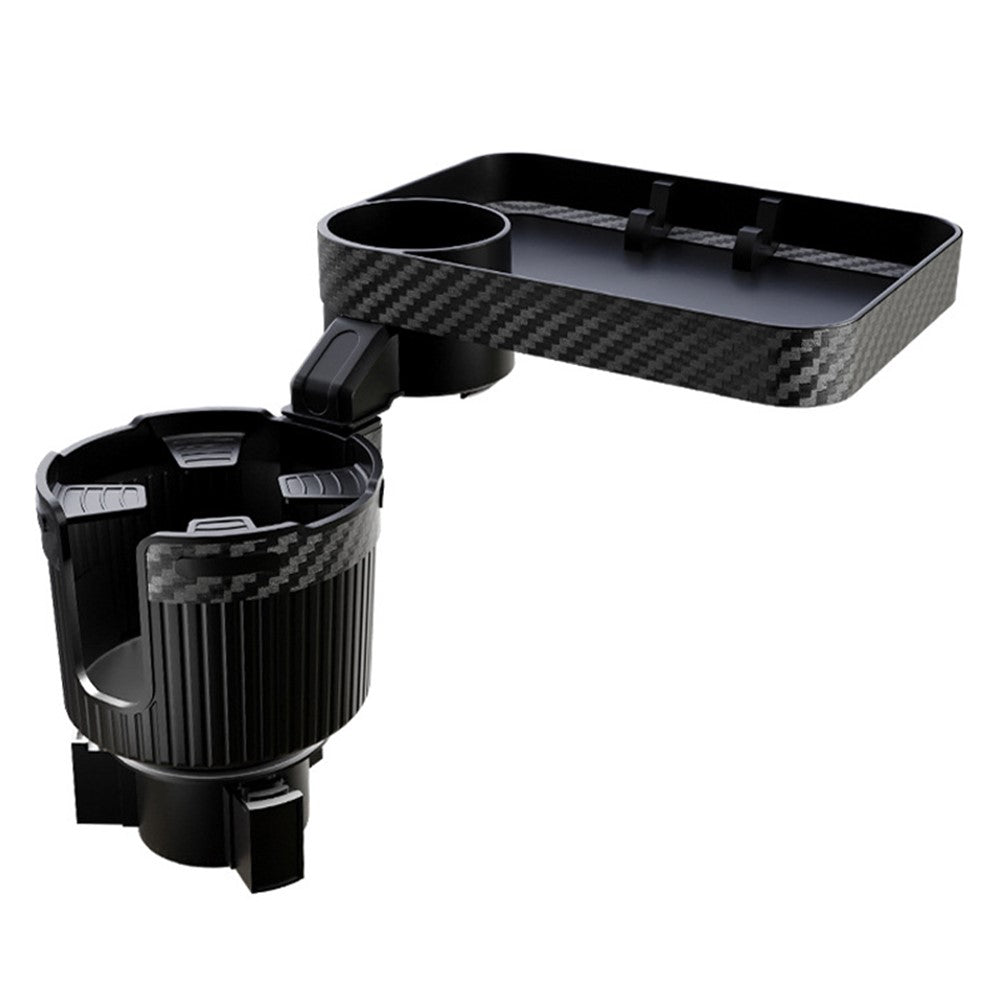 CARFU AC-2392 Square Car Tray Removable Large Insulated Cup Coffee Food Container Car Cup Holder