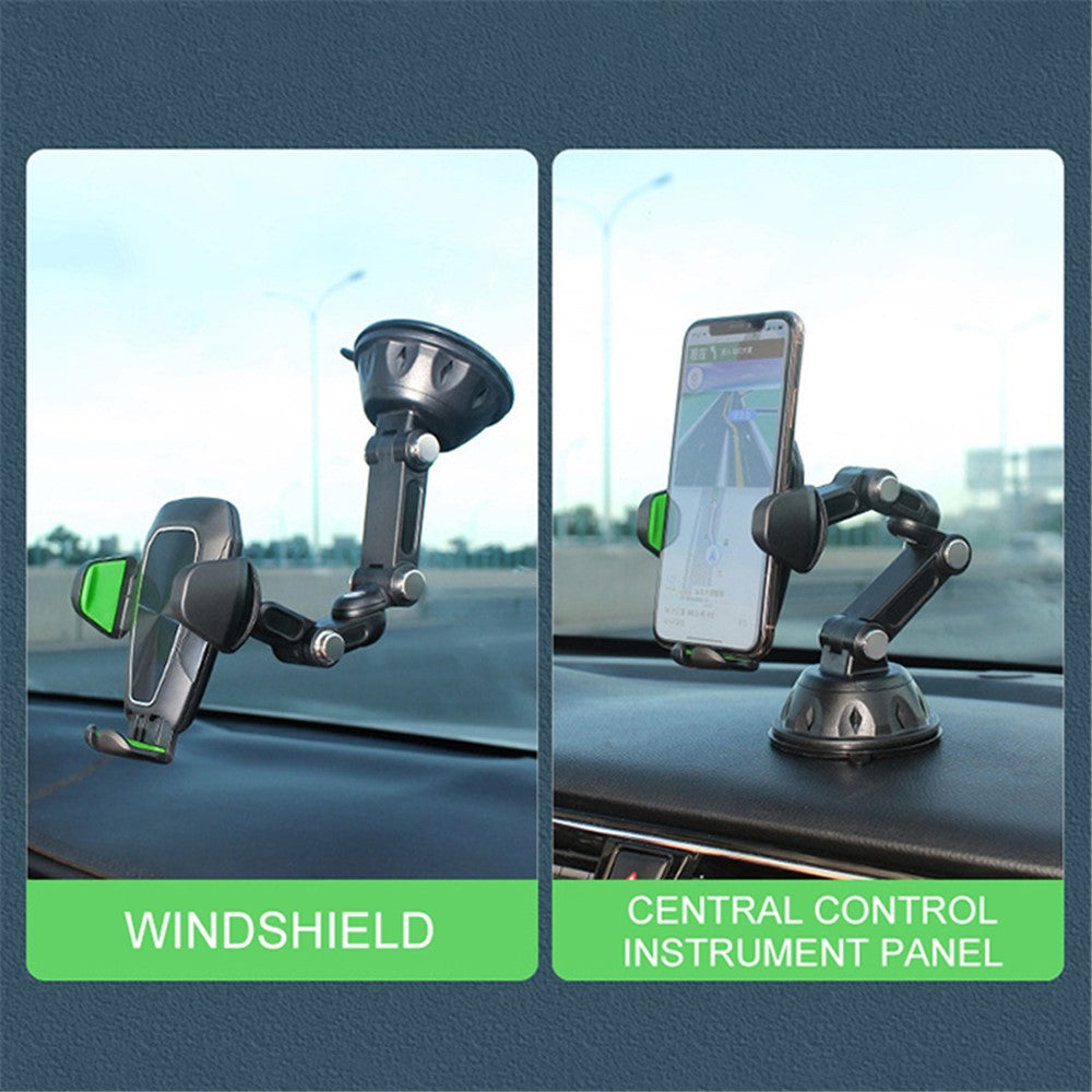 KQN-216 Truck Car Dashboard Mount Suction Cup Phone Holder Stand for Convenient GPS