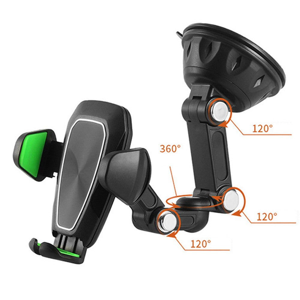 KQN-216 Truck Car Dashboard Mount Suction Cup Phone Holder Stand for Convenient GPS