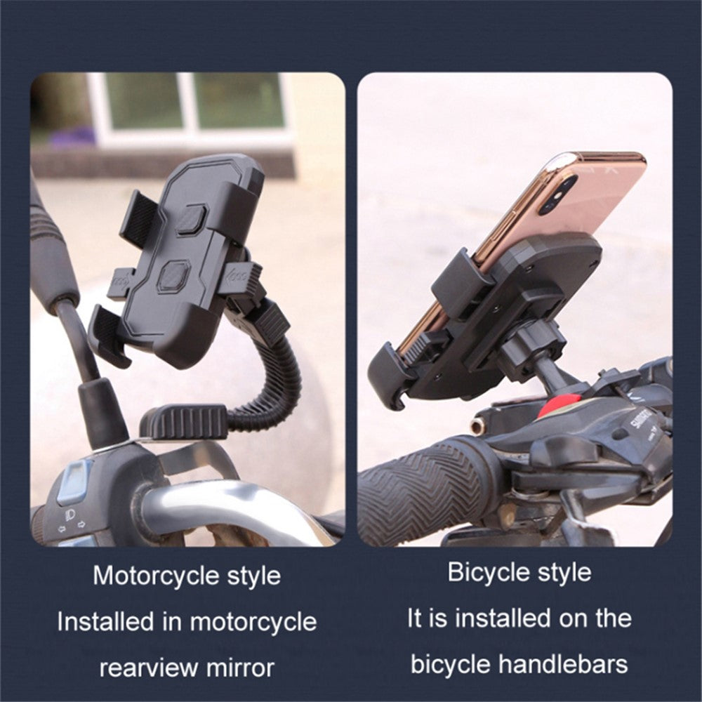 Motorrad-Handyhalterung – Für Rückspiegel, drehbar