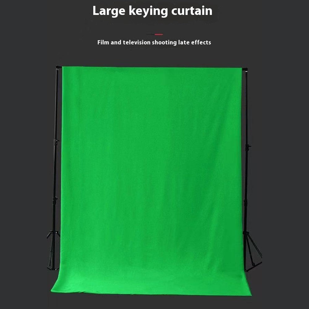 Green Screen Hintergrund – 3 x 5 m, aus Polyesterfaser, mit 4 Nägeln, für Live-Streaming