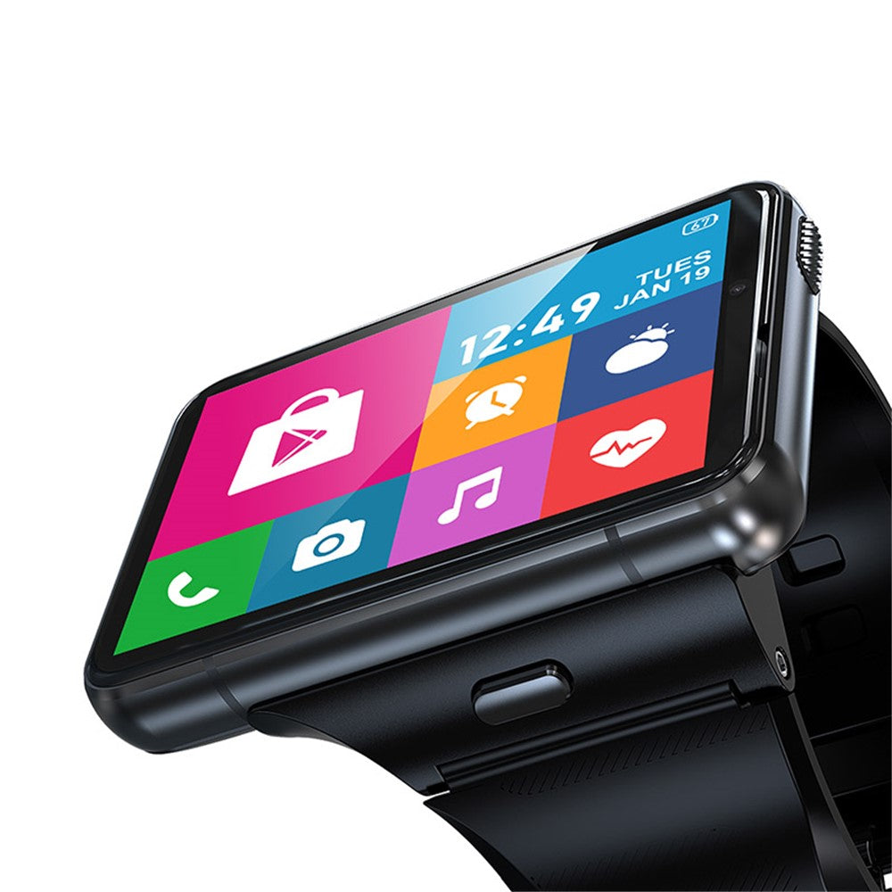 UNIWA DM200 Smartwatch – 2,88-Zoll-Bildschirm, 2 Kameras, 4G-Telefonfunktion, 4GB+64GB Speicher, WiFi, GPS, magnetisches Ladekabel, unabhängige SIM-Karte, Bluetooth-kompatibel