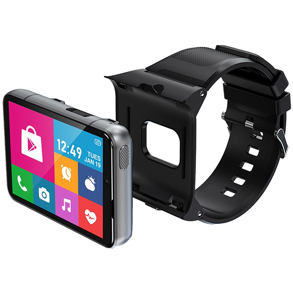 UNIWA DM200 Smartwatch – 2,88-Zoll-Bildschirm, 2 Kameras, 4G-Telefonfunktion, 4GB+64GB Speicher, WiFi, GPS, magnetisches Ladekabel, unabhängige SIM-Karte, Bluetooth-kompatibel