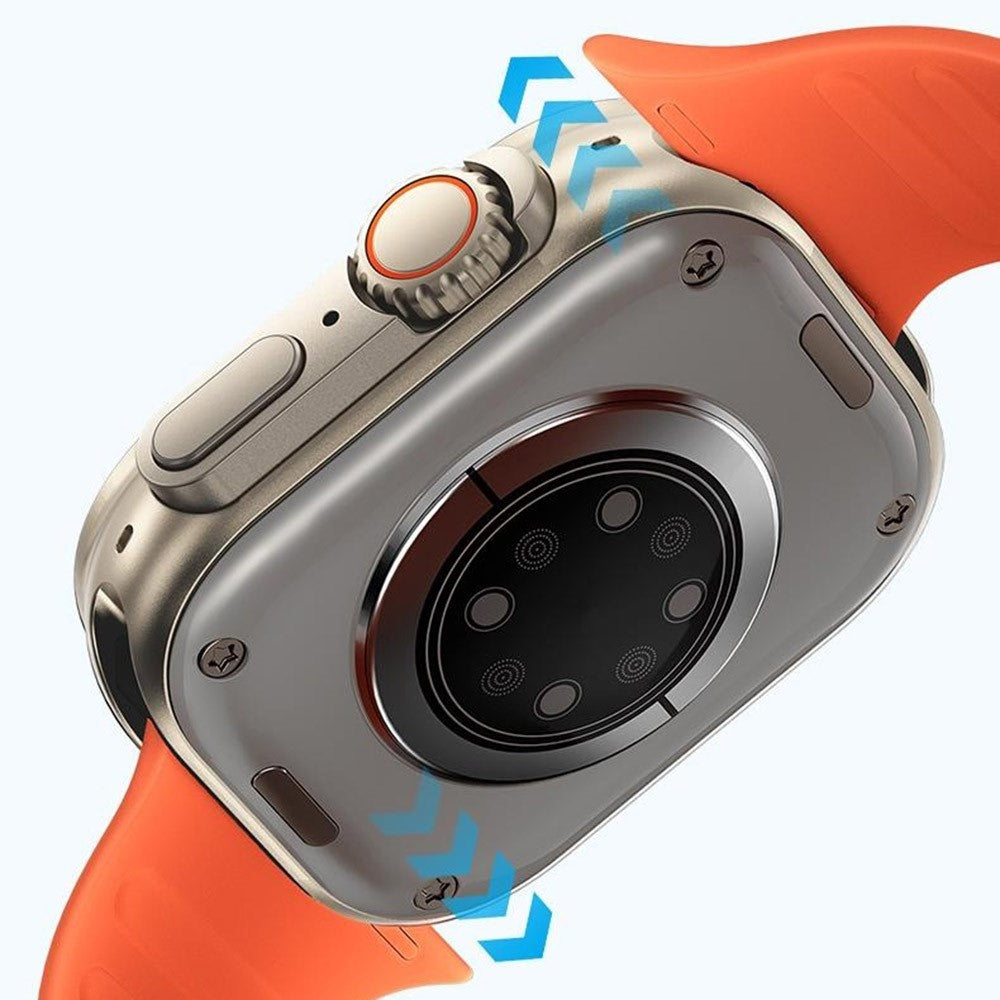 WEKOME WH-02 Lviner Smartwatch – 2,01-Zoll-Display, Gesundheitsüberwachung, Bluetooth-Funktion, Anruffunktion & 2 Armbänder