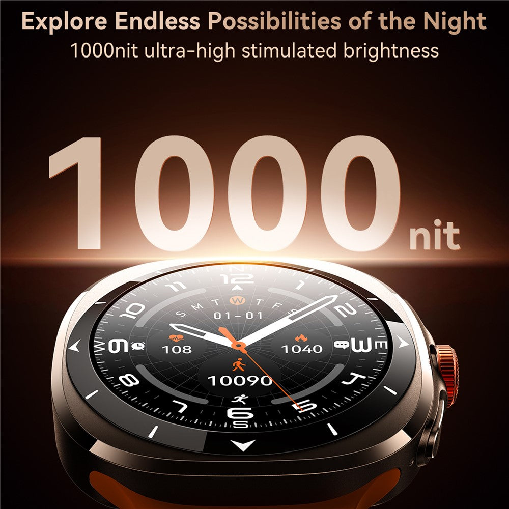 JOYROOM JR-FV2 Smartwatch – Bluetooth-Kompatibel, aus Zinklegierung, wasserdicht, mit Anruffunktion & AMOLED-Display