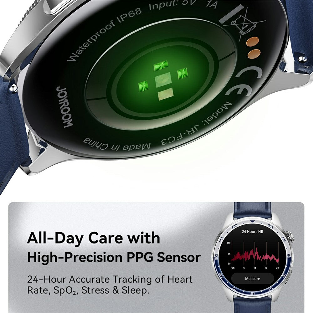JOYROOM JR-FC3 Smartwatch – Bluetooth-Funktion, Anruffunktion, 1,43 Zoll AMOLED-Display, Gesundheitsüberwachung