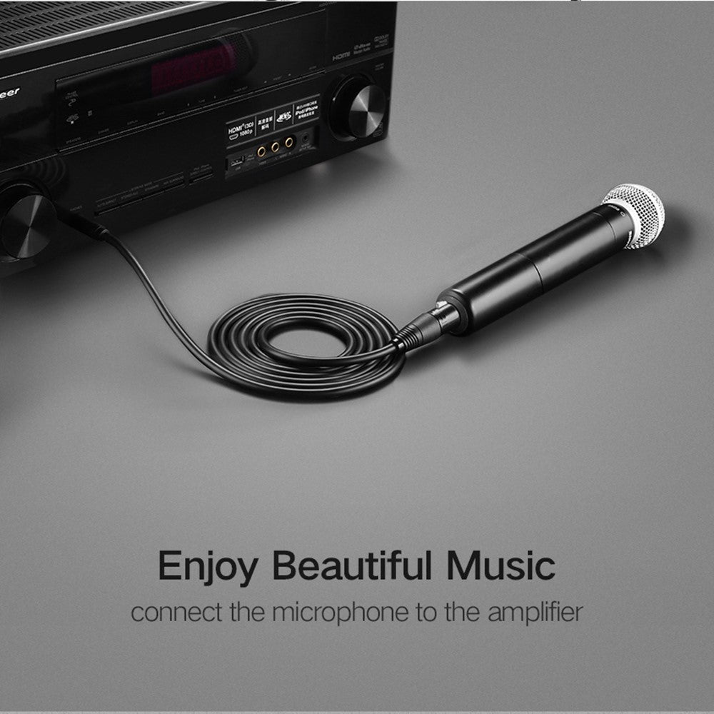 UGREEN XLR-Audiokabel – 5m, für Lautsprecher, Mischpulte & Verstärker, 6,35mm TRS auf Cannon