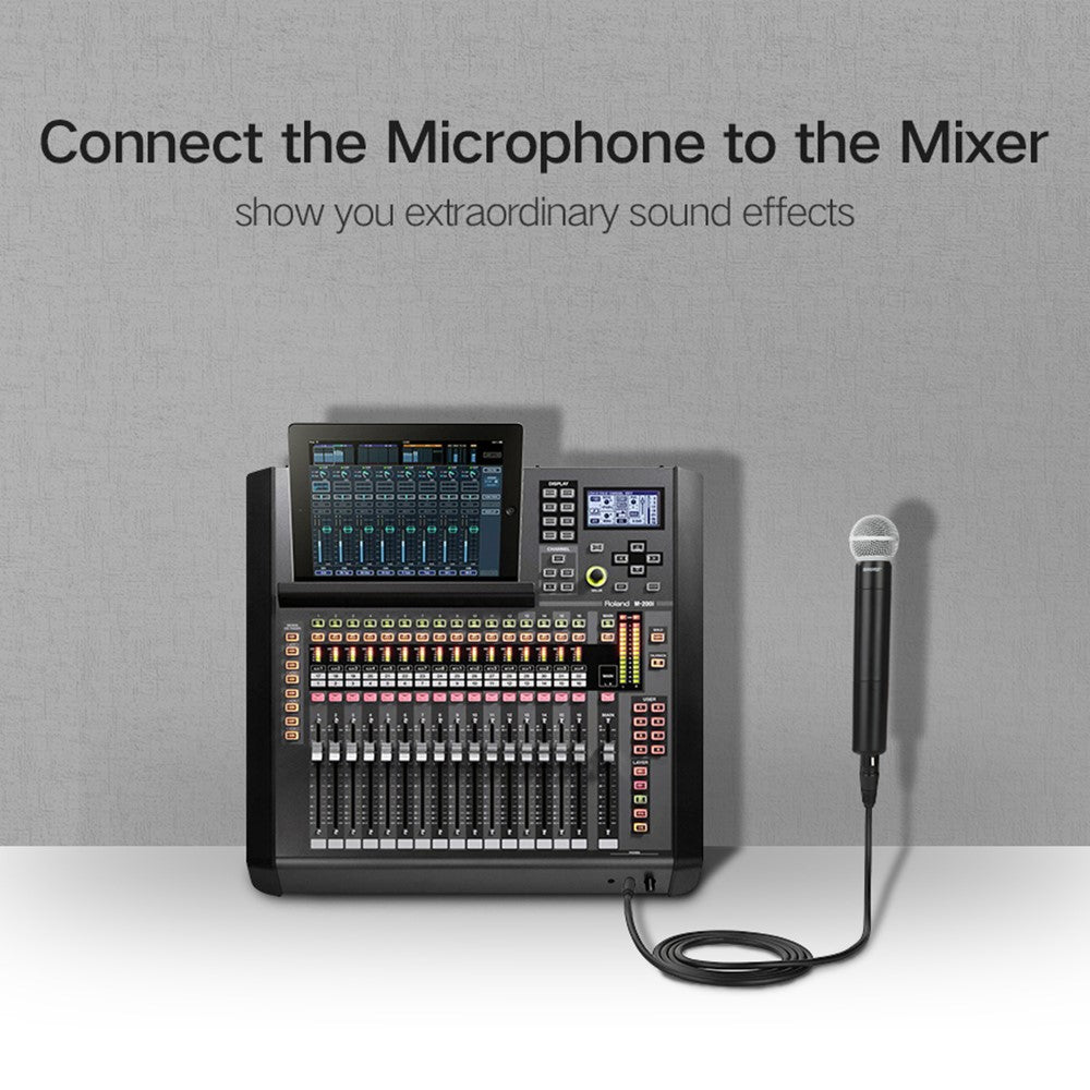 UGREEN XLR-Audiokabel – 5m, für Lautsprecher, Mischpulte & Verstärker, 6,35mm TRS auf Cannon
