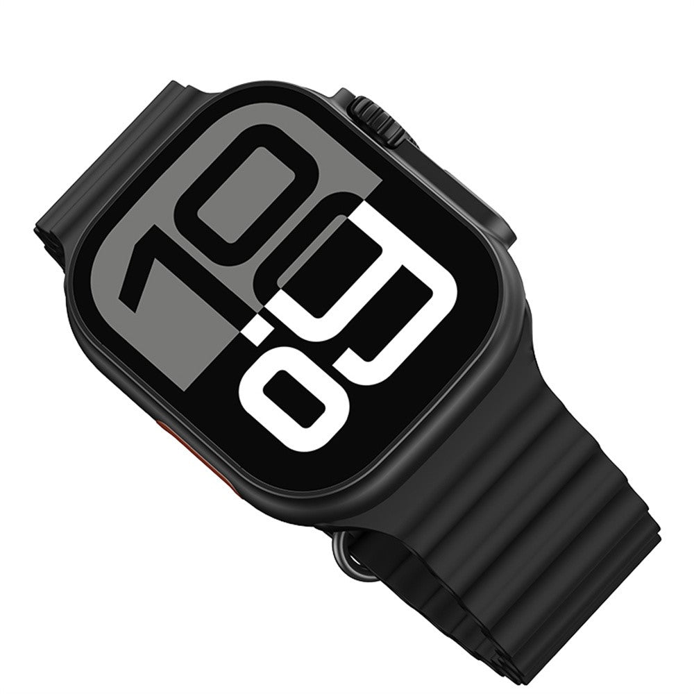 USAMS AT03 Sport-Smartwatch – 2,01 Zoll, Bluetooth-kompatibel, Sprachassistent, für Android & iOS