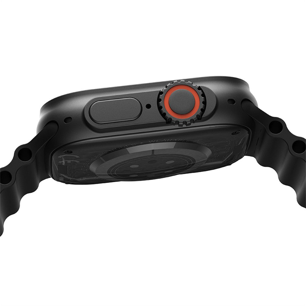 USAMS AT03 Sport-Smartwatch – 2,01 Zoll, Bluetooth-kompatibel, Sprachassistent, für Android & iOS