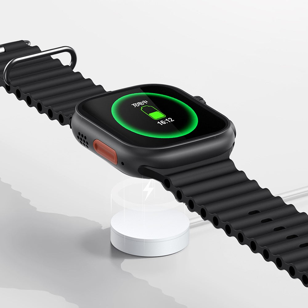 USAMS AT03 Sport-Smartwatch – 2,01 Zoll, Bluetooth-kompatibel, Sprachassistent, für Android & iOS
