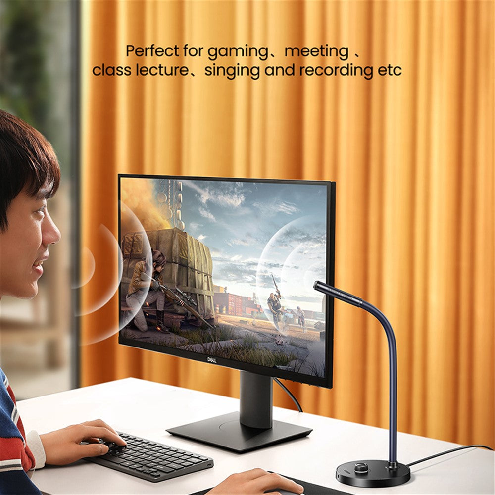 UGREEN Desktop-Mikrofon – USB, mit Schwanenhals, für YouTube-Streaming & Gaming