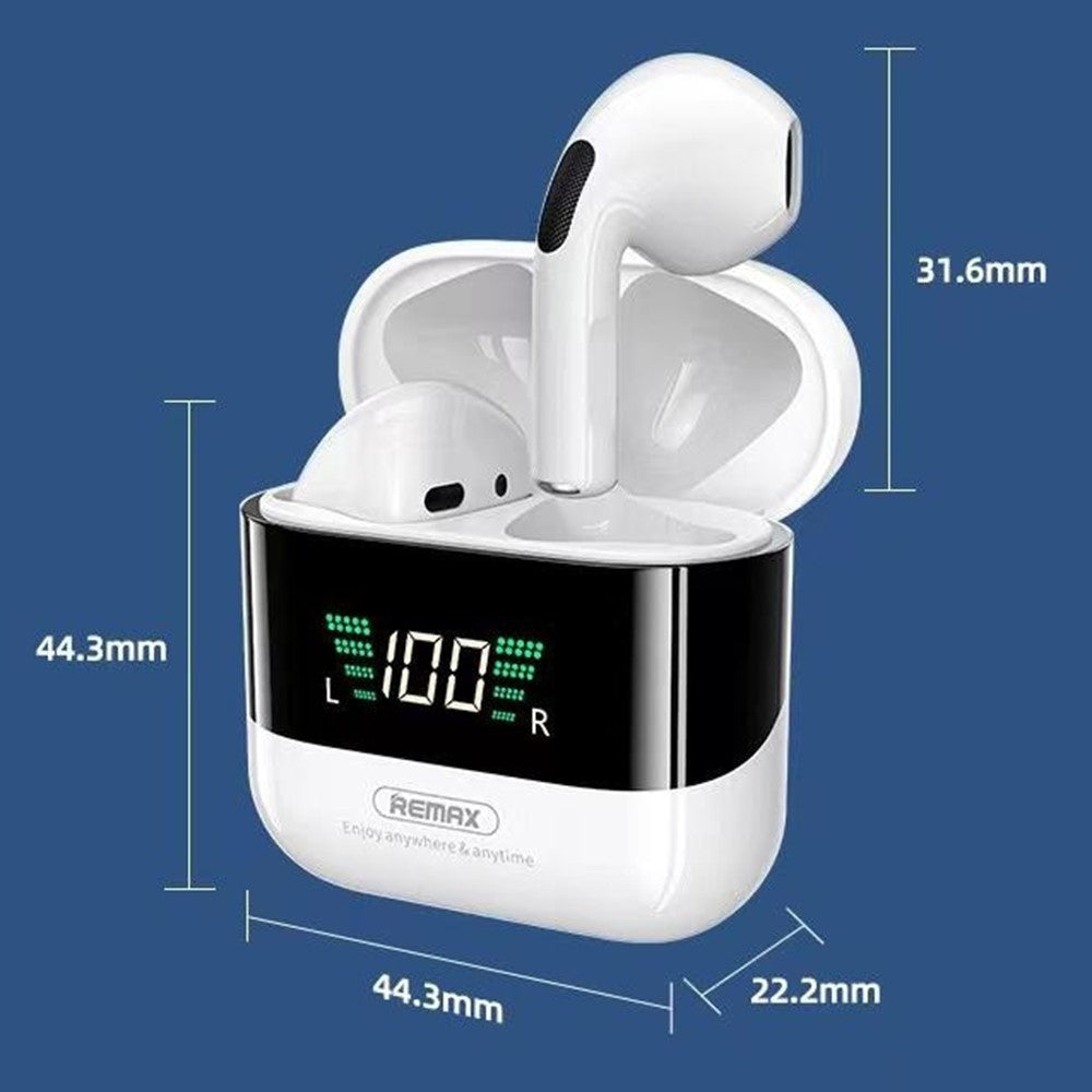 REMAX TWS-10Plus TWS Kabelloser In-Ear Kopfhörer – Digital Display, Bluetooth-kompatibel
