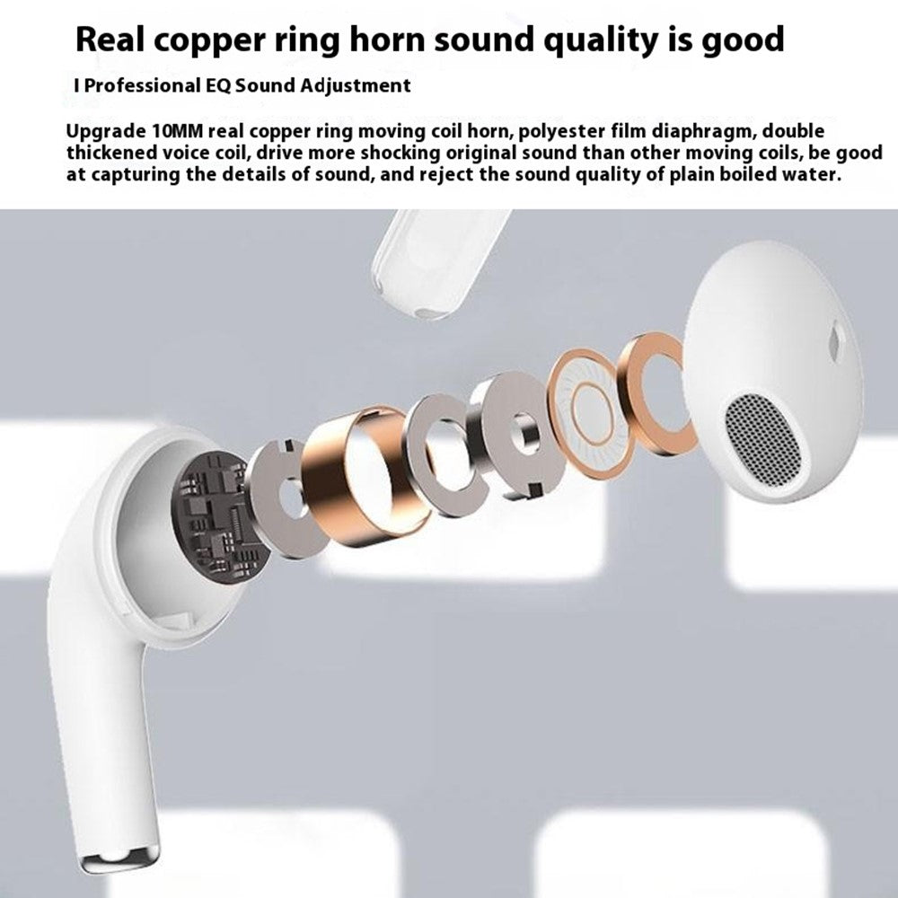 LENOVO LECOO EW305 Kabelloser In-Ear Kopfhörer – Halb-In-Ear, Bluetooth-kompatibel
