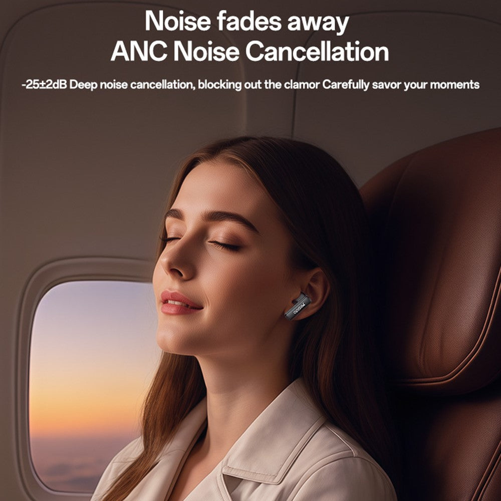 YESIDO TWS40 Kabelloser In-Ear Kopfhörer – Bluetooth-kompatibel, mit ANC+ENC-Geräuschunterdrückung, NTC-Temperaturregelung