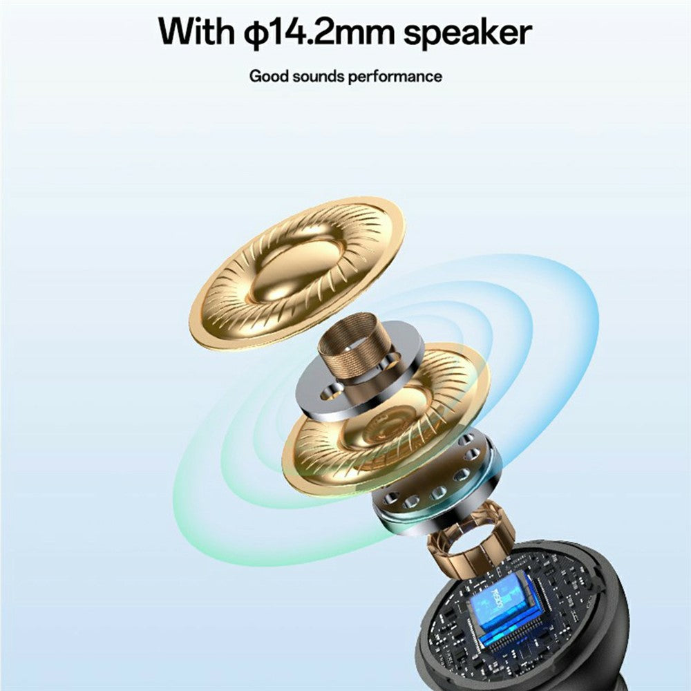 YESIDO TWS39 TWS Kabelloser In-Ear Kopfhörer – Bluetooth-kompatibel, 5.3 Semi-In-Ear-Ohrhörer, mit Dual-ENC-Geräuschunterdrückung & Mikrofon