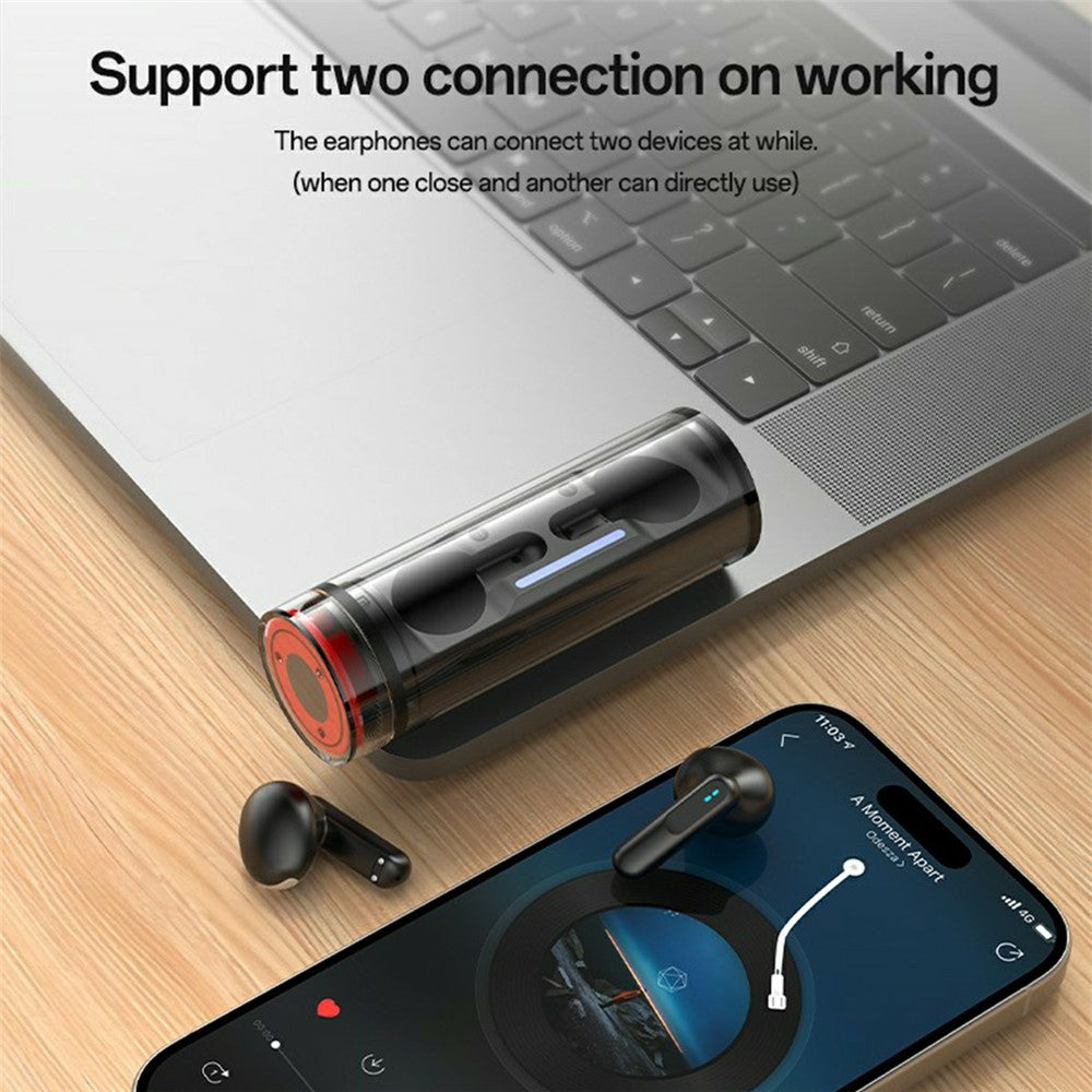 YESIDO TWS39 TWS Kabelloser In-Ear Kopfhörer – Bluetooth-kompatibel, 5.3 Semi-In-Ear-Ohrhörer, mit Dual-ENC-Geräuschunterdrückung & Mikrofon
