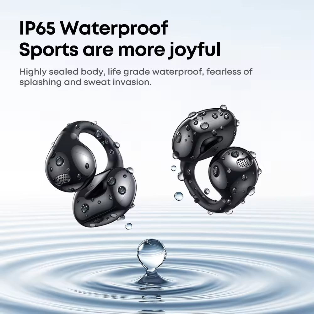 LANGSDOM TS30 OWS Open-Ear Kopfhörer – Bluetooth-kompatibel, 6.0 Clip-On-Kopfhörer, für Sport
