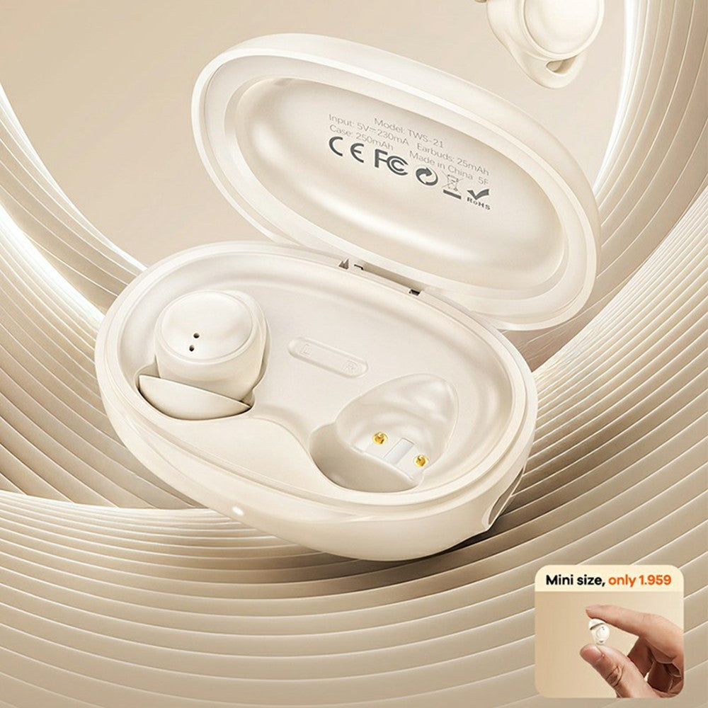 REMAX TWS-21 Kabelloser In-Ear Kopfhörer – Bluetooth-kompatibel, Stereo-Headset, mit Mikrofon