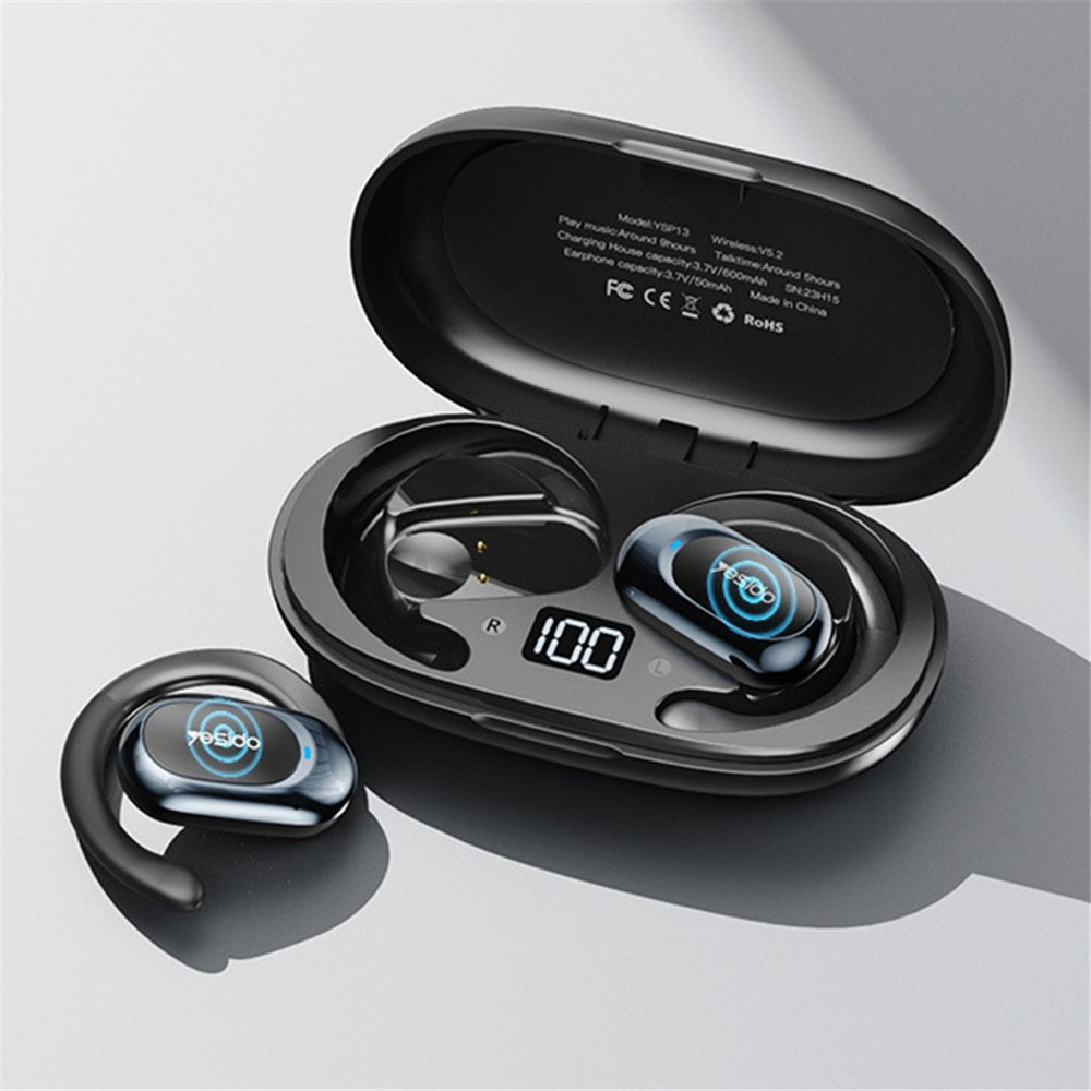 YESIDO YSP13 Kabelloser Open-Ear Kopfhörer – HiFi-Musik-Sportkopfhörer, mit Ohrbügel & Luftleitung, kompatibel mit Bluetooth
