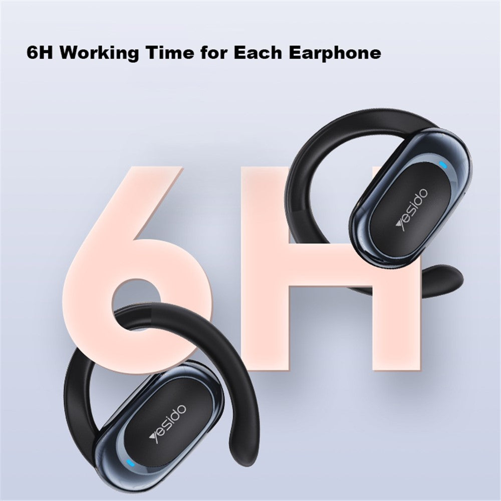 YESIDO YSP13 Kabelloser Open-Ear Kopfhörer – HiFi-Musik-Sportkopfhörer, mit Ohrbügel & Luftleitung, kompatibel mit Bluetooth