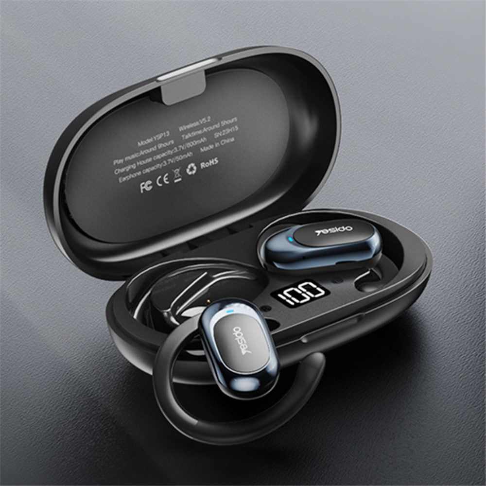 YESIDO YSP13 Kabelloser Open-Ear Kopfhörer – HiFi-Musik-Sportkopfhörer, mit Ohrbügel & Luftleitung, kompatibel mit Bluetooth