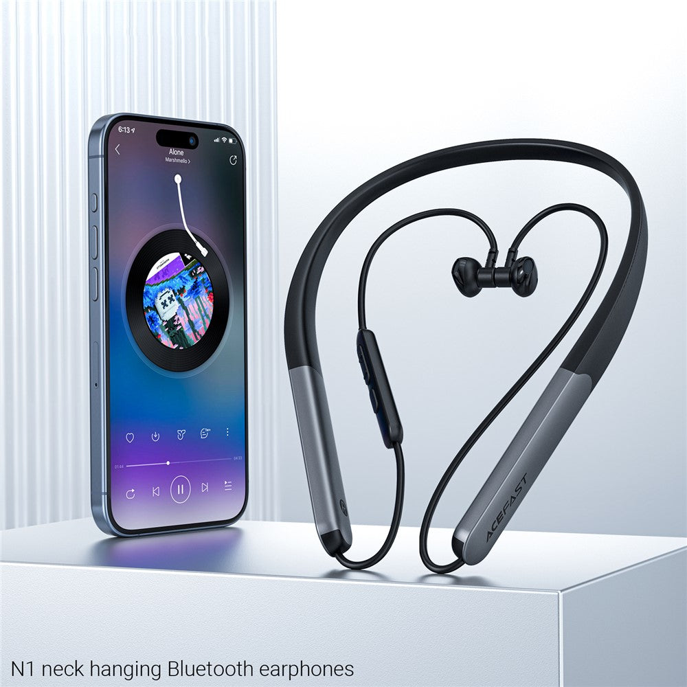 ACEFAST N1 Kabelloser Nacken-Kopfhörer – Bluetooth-kompatibel 5.3, Nackenbügel-Headset, für Sport, IPX4 wasserdicht