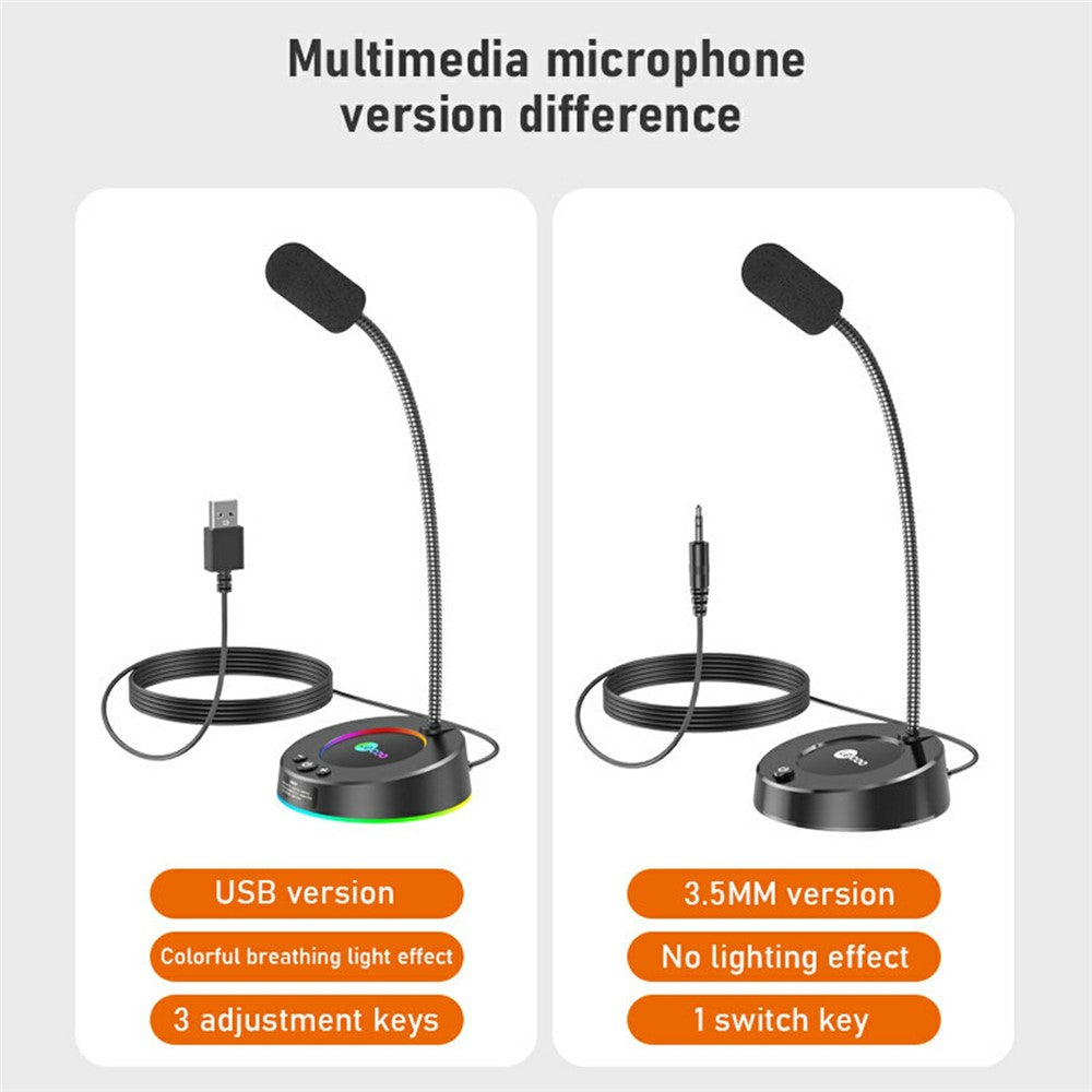 LENOVO LECOO MC01 Klinkenstecker-Mikrofon – 3,5-mm, für Desktop-Computer & Laptops