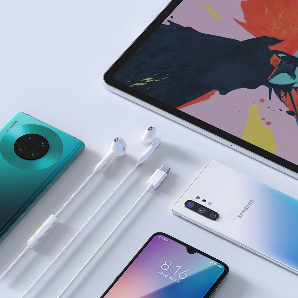 MCDODO HP-7500 In-Ear Kopfhörer – Mit Fernbedienung, Typ-C-Stecker, mit Mikrofon, für Xiaomi, Samsung usw.