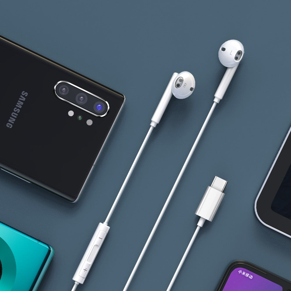 MCDODO HP-7500 In-Ear Kopfhörer – Mit Fernbedienung, Typ-C-Stecker, mit Mikrofon, für Xiaomi, Samsung usw.