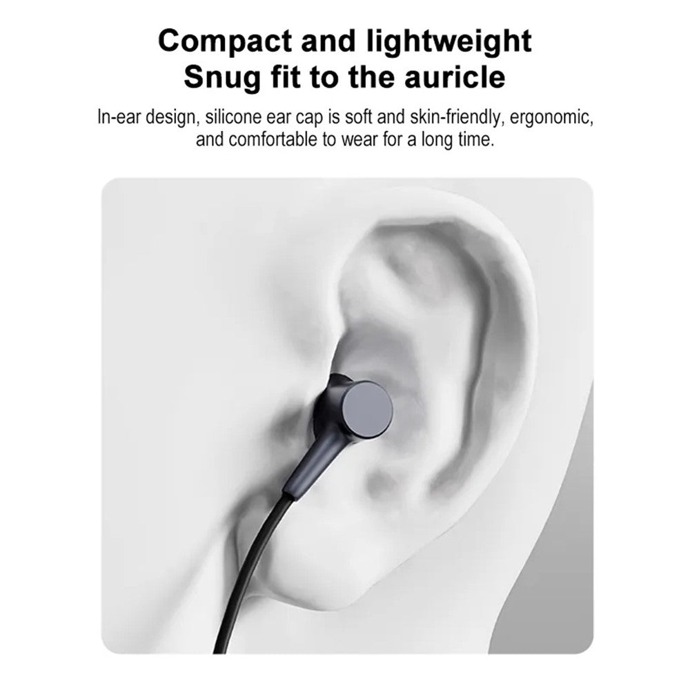 XIAOMI DDQ02WM In-Ear Kopfhörer – 3,5-mm, Kabelfernbedienung, Musik- & Anruffunktion