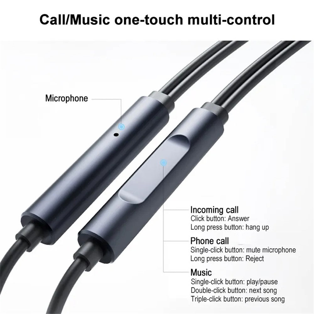 XIAOMI DDQ02WM In-Ear Kopfhörer – 3,5-mm, Kabelfernbedienung, Musik- & Anruffunktion