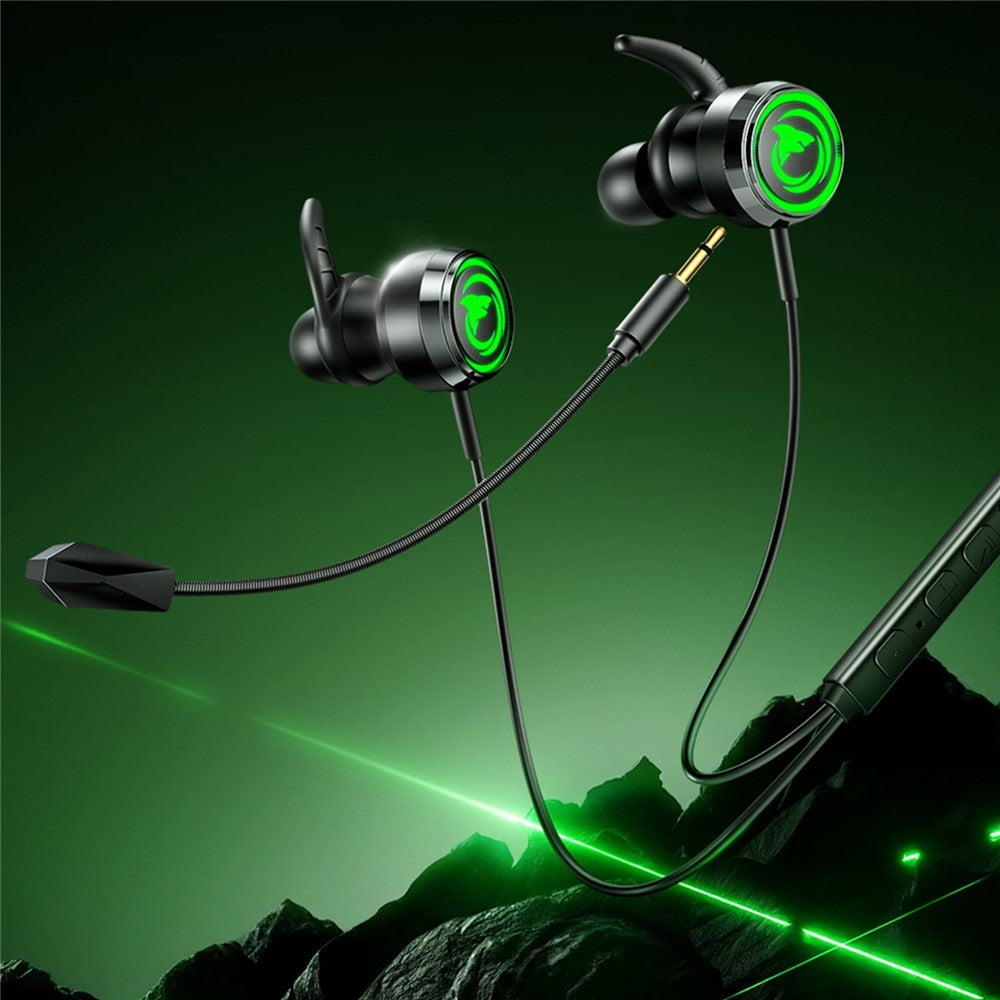 REMAX RM-709a In-Ear Kopfhörer – Gaming-Headset, mit USB-C-Anschluss, abnehmbarem Mikrofon & RGB-Beleuchtung