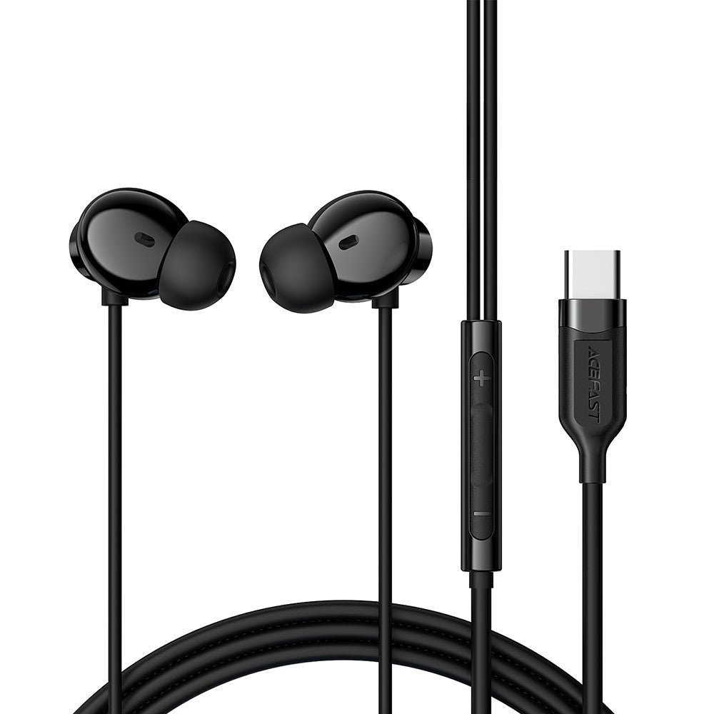 ACEFAST L10 In-Ear Kopfhörer – USB-C, mit weichem Silikonkabel, Fernbedienung & Mikrofon, für Smartphones & Tablets