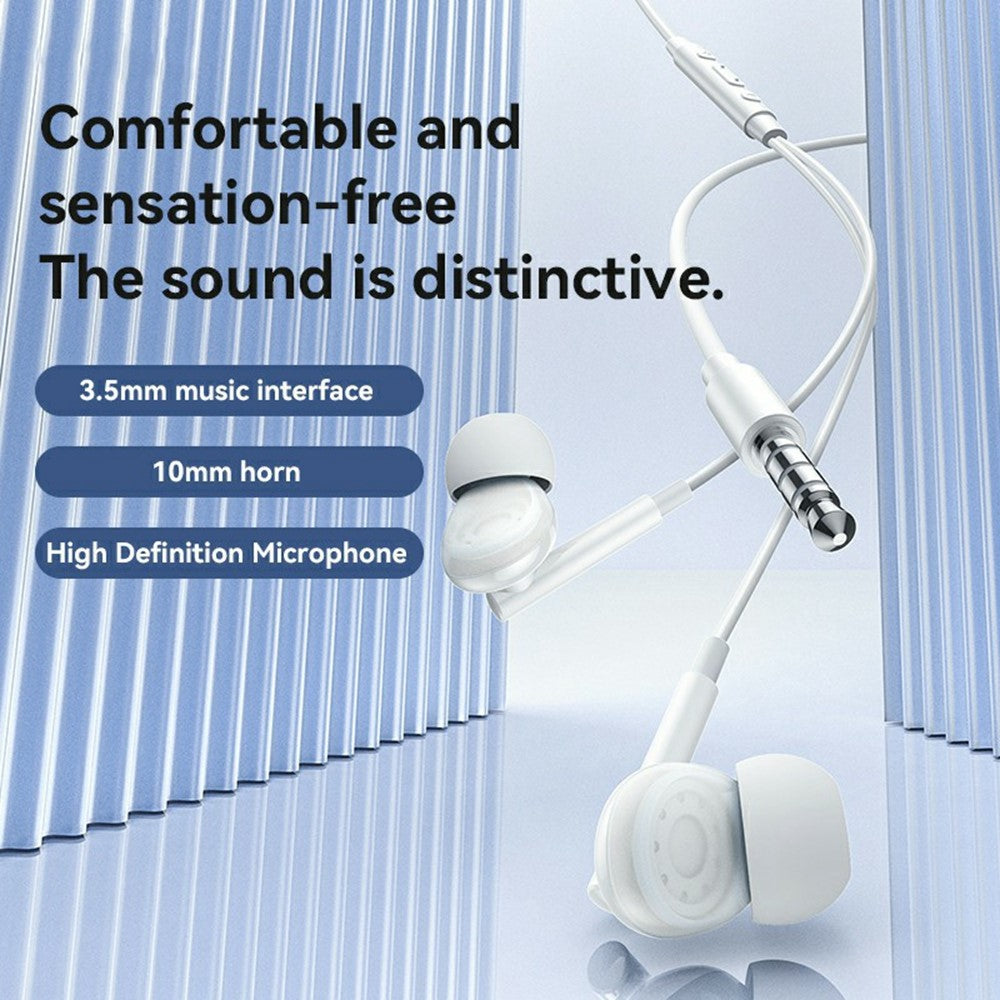 YESIDO YH46 In-Ear Kopfhörer – Mit 3,5-mm-Klinkenstecker, Mikrofon & Ein-Knopf-Bedienung, für Anrufe & Musik