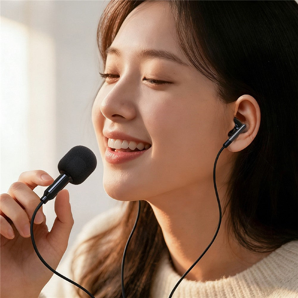 ACEFAST L12 In-Ear Kopfhörer – USB-C, Halb-In-Ear, mit integriertem Mikrofon, für Live-Streaming, Aufnahmen & Gaming