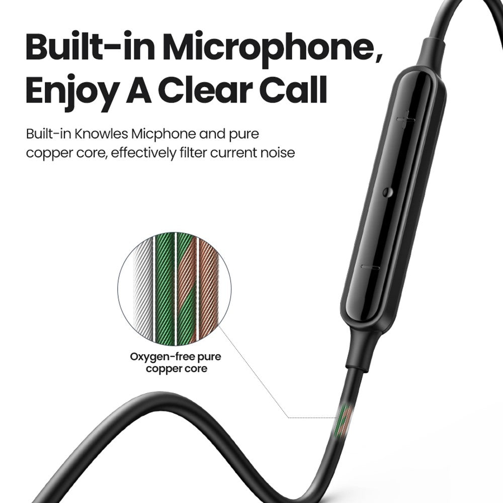 UGREEN 30637 In-Ear Kopfhörer – Mit Stereo-Surround, Gaming-Headset, 3,5-mm-Audioanschlusskabel, für Android