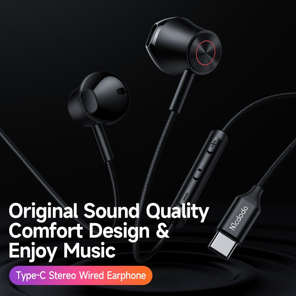 MCDODO HP-4070 In-Ear Kopfhörer – Mit USB-C-Anschluss & HD-Anrufmikrofon