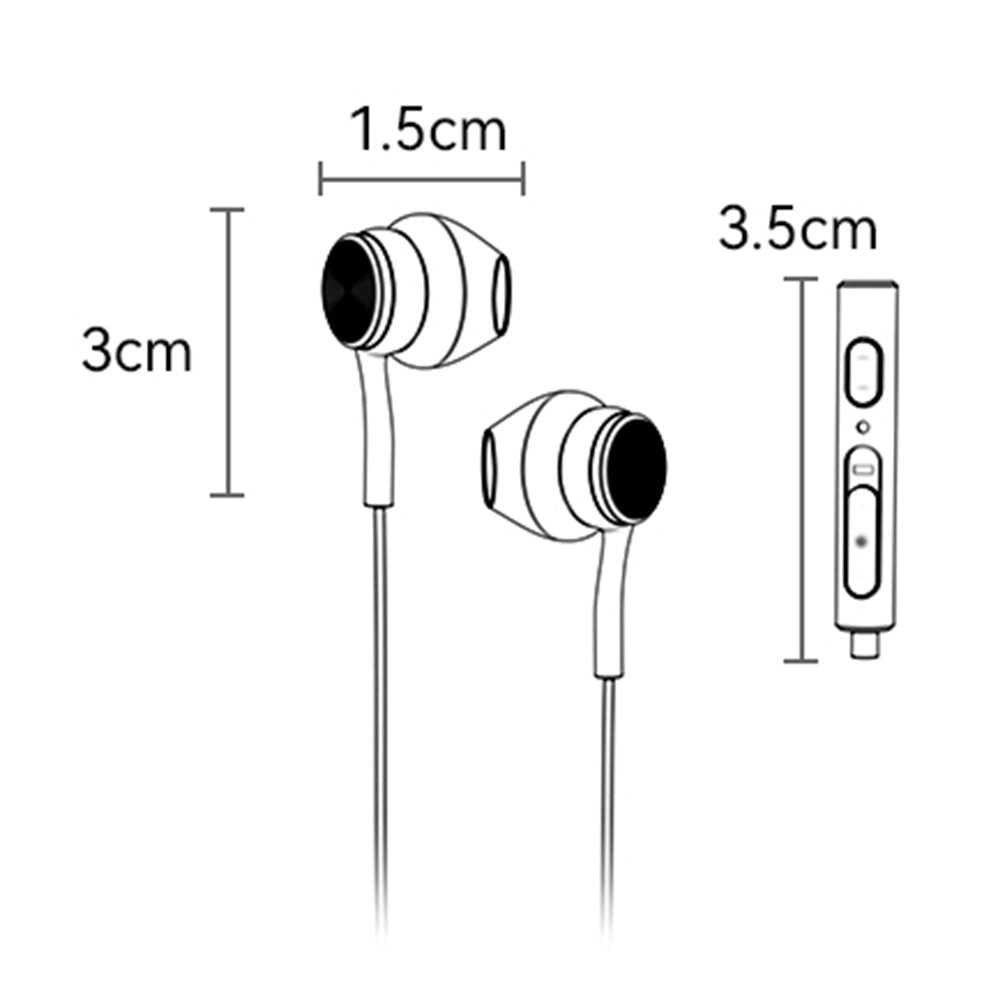 YESIDO YH40 In-Ear Kopfhörer – Mit 3,5-mm-Klinkenstecker, HiFi-Sound & Mikrofon