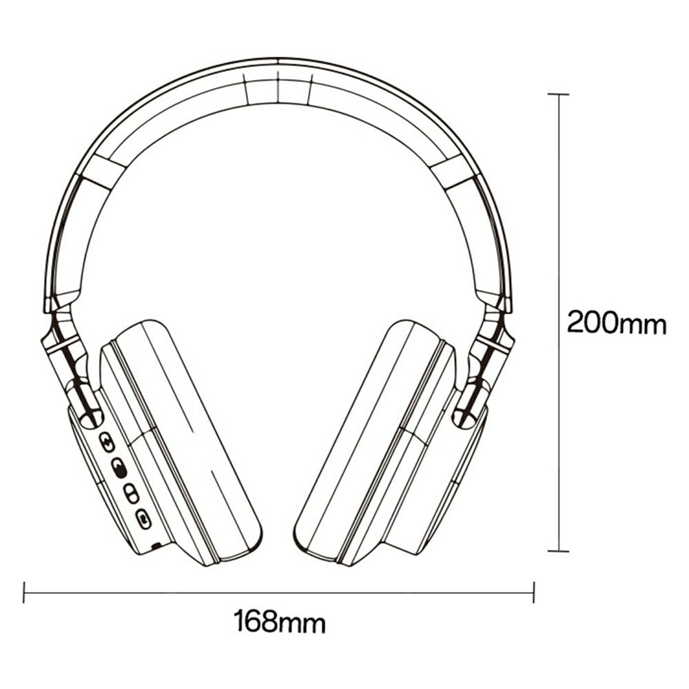 YESIDO EP09 Kabelloser Over-Ear Kopfhörer – HiFi-Kopfhörer, mit ANC + ENC Geräuschunterdrückung, Bluetooth-kompatibel