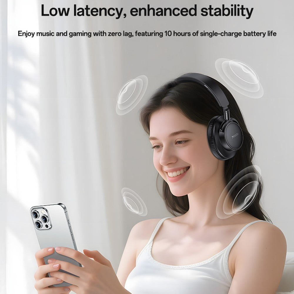 YESIDO EP12 Kabelloser Over-Ear Kopfhörer – Mit Bluetooth-Kompatibilität, druckfreier Tragekomfort, kabelgebundener/kabelloser Dual-Modus